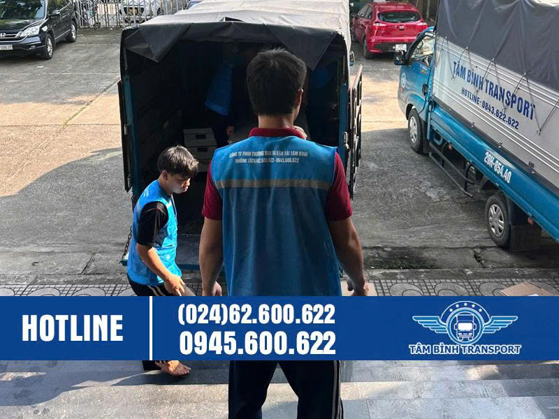 Quy trình chuyển kho xưởng trọn gói của Vận Chuyển Tâm Bình