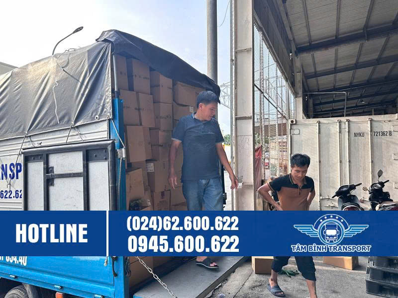 Dịch vụ thuê xe tải chuyển văn phòng của Vận Chuyển Tâm Bình